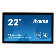 22" iiyama TF2234MC-B7AGB: IPS, FullHD, kapacitivni, 10P, 350cd/m2, VGA, HDMI, DP, IP65, crni