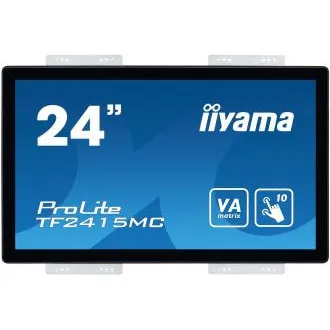 24" iiyama TF2415MC-B2: VA, FullHD, kapacitivni, 10P, 350cd/m2, VGA, DP, HDMI, crni