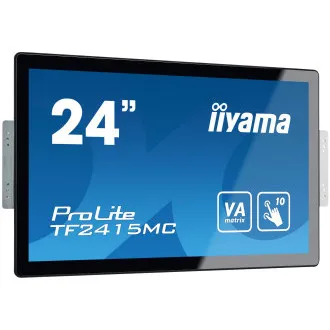 24" iiyama TF2415MC-B2: VA, FullHD, kapacitivni, 10P, 350cd/m2, VGA, DP, HDMI, crni