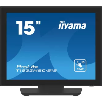 15" iiyama T1532MSC-B1S: PCAP, 10P, FHD, HDMI, DP 15" iiyama T1532MSC-B1S: PCAP, 10P, FHD, HDMI, DP