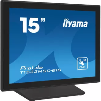 15" iiyama T1532MSC-B1S: PCAP, 10P, FHD, HDMI, DP 15" iiyama T1532MSC-B1S: PCAP, 10P, FHD, HDMI, DP