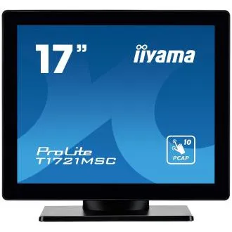17" iiyama T1721MSC-B2: PCAP, 10P, HDMI, reprodukcija
