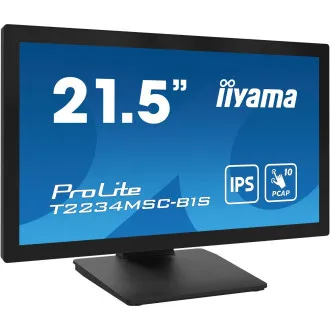 22" LCD iiyama T2234MSC-B1S: PCAP, 10P, IPS, FHD, HDMI