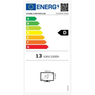 22" LCD iiyama T2252MSC-B2AG-IPS, FHD, 10p 22" LCD iiyama T2252MSC-B2AG-IPS, FHD, 10p