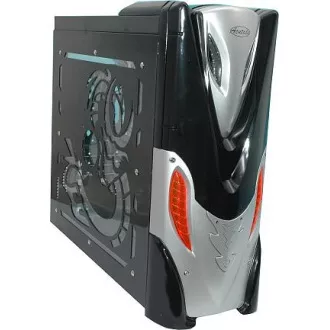 Acutake ACU-ALIEN/Midi Tower/Transpar./Crna