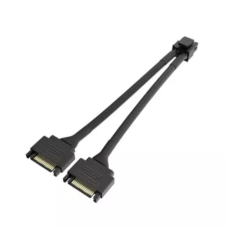 AKASA - Dvostruki SATA na 8-pinski CPU strujni adapterski kabel