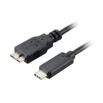 AKASA - USB 3.1 tip C na mikro B adapter - 100 cm AKASA - USB 3.1 tip C na mikro B adapter - 100 cm