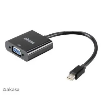 AKASA - miniDP na VGA adapter - 20 cm AKASA - miniDP na VGA adapter - 20 cm