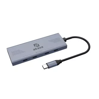 AKASA - 10 Gbps USB Type-C čvorište s 4 priključka
