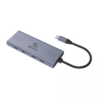 AKASA - 10 Gbps USB Type-C čvorište s 4 priključka