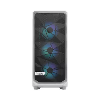 Fractal Design Meshify 2 Compact RGB White TG Clear Tint/Midi Tower/Transpar./White