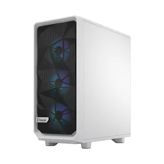Fractal Design Meshify 2 Compact RGB White TG Clear Tint/Midi Tower/Transpar./White