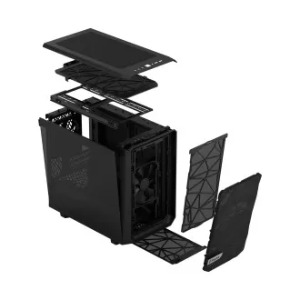 Fractal Design Meshify 2 Nano Black TG Dark Tint/Mini ITX/Transpar./Crna Fractal Design Meshify 2 Nano Black TG Dark Tint/Mini ITX/Transpar./Crna