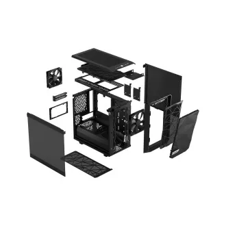 Fractal Design Meshify 2 Nano Black TG Dark Tint/Mini ITX/Transpar./Crna Fractal Design Meshify 2 Nano Black TG Dark Tint/Mini ITX/Transpar./Crna