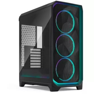 Fractal Design Meshify 3 Ambience Pro/Midi Tower/Prozirno/Crno