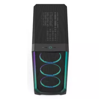 Fractal Design Meshify 3 Ambience Pro/Midi Tower/Prozirno/Crno