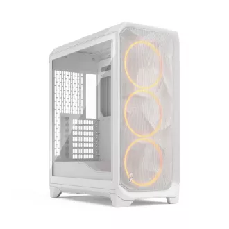 Fractal Design Meshify 3 TG/Midi Tower/Prozirno/Bijelo