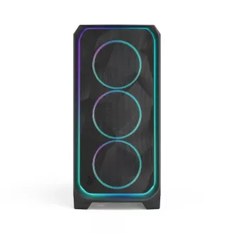 Fractal Design Meshify 3 XL Ambient Pro/Veliki toranj/Prozirna/Crna