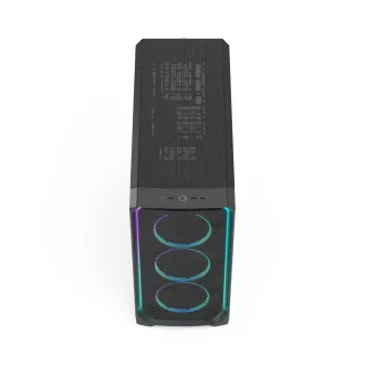 Fractal Design Meshify 3 XL Ambient Pro/Veliki toranj/Prozirna/Crna