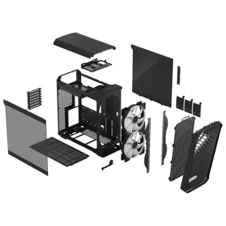 Fractal Design Torrent Compact RGB Black TG Light/Midi Tower/Transpar./Crna