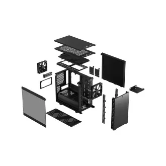 Fractal Design Define 7 Nano Black TG Light Tint/Mini ITX/Transpar./Crna