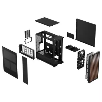 Fractal Design North Charcoal Black/Midi Tower/Crna Fractal Design North Charcoal Black/Midi Tower/Crna