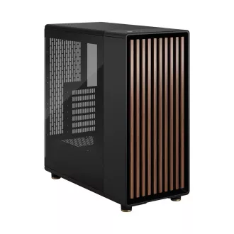 Fractal Design North ugljeno crna TG tamna/midi tower/prozirna/crna