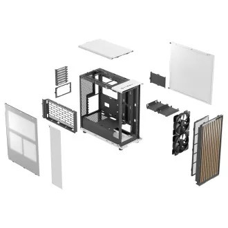 Fractal Design North Chalk Bijela/Midi Tower/Bijela