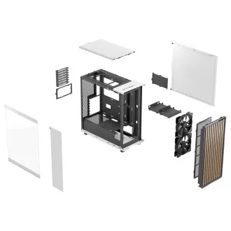 Fractal Design North Chalk White TG prozirna/midi tower/prozirna/bijela Fractal Design North Chalk White TG prozirna/midi tower/prozirna/bijela