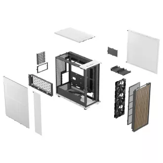Fractal North XL/Midi Tower/Bijela