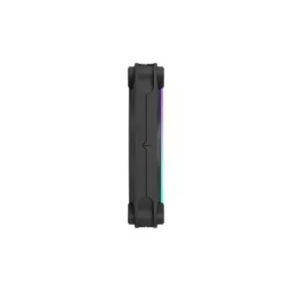 Fractal Design Momentum 12 RGB, crna
