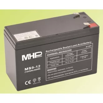 Pb baterija MHPower VRLA AGM 12V/9Ah (MS9-12) Pb baterija MHPower VRLA AGM 12V/9Ah (MS9-12)