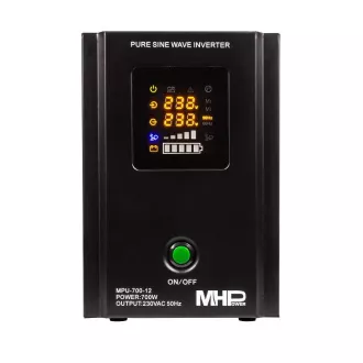 Rezervno napajanje MHPower MPU700-12, UPS, 700W, čisti sinus