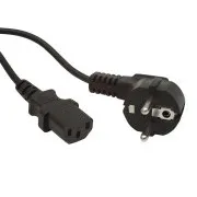 Gembird kabel za napajanje IEC C13, crni, 1.8m