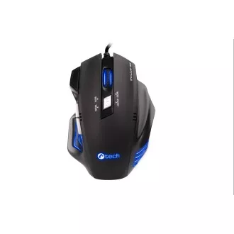 C-TECH Akantha/Igranje/Optički/Dešnjak/2400 DPI/Žični USB/Plavi