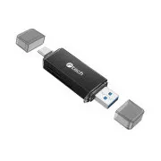 Čitač kartica C-tech UCR-02-AL, USB 3.0 TYPE A/ TYPE C, SD/micro SD