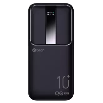 Powerbank C-tech 10000mAh, Li-Pol, 22,5W, USB-C/USB-A/micro USB Powerbank C-tech 10000mAh, Li-Pol, 22,5W, USB-C/USB-A/micro USB