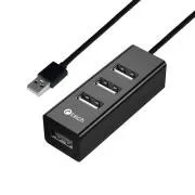 USB HUB C-tech UHB-U2, 4x USB 2.0