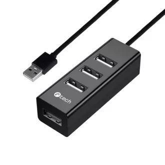 USB HUB C-tech UHB-U2, 4x USB 2.0