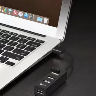 USB HUB C-tech UHB-U2, 4x USB 2.0