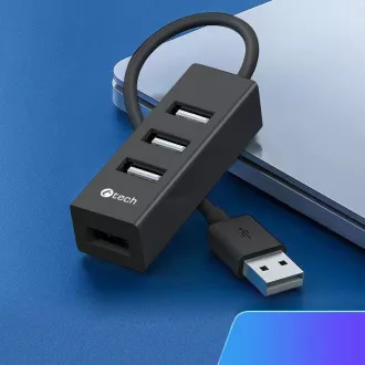 USB HUB C-tech UHB-U2, 4x USB 2.0