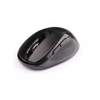 C-TECH miš WLM-02/Ergonomski/Optički/Za dešnjake/1600 DPI/Bežični USB/Crni