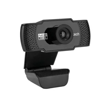 Web kamera C-TECH CAM-11FHD, 1080P, mikrofon, crna