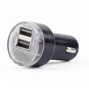 Gembird 2x USB auto punjač 2.1A, crni