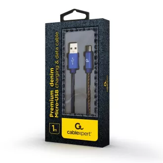 Gembird pleteni traper USB-A/microUSB kabel 1m