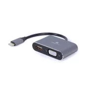 Gembird USB-C/HDMI, VGA adapter