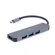 Gembird USB-C 2u1 multiport hub + HDMI