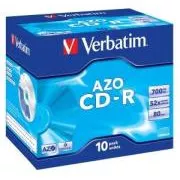 VERBATIM CD-R (paket od 10 komada) Jewel/Crystal/52x/700MB