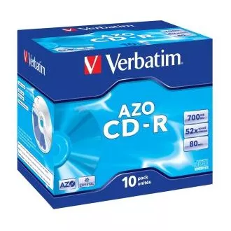 VERBATIM CD-R (paket od 10 komada) Jewel/Crystal/52x/700MB