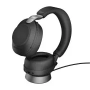 Jabra Evolve2 85/Stereo/ANC/BT/Bežični/MS/Stalak/Crna